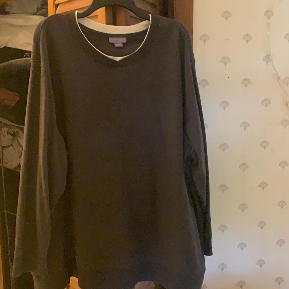 Gray sweatshirt